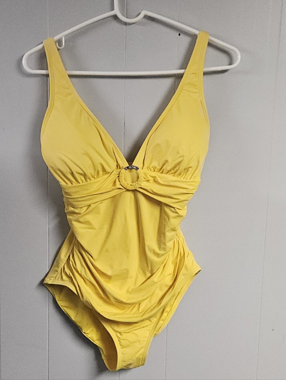 Michael Kors One Piece Yellow Swimsuit